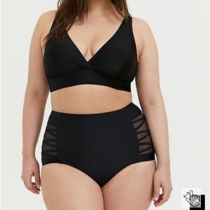 Torrid Black Bikini Top